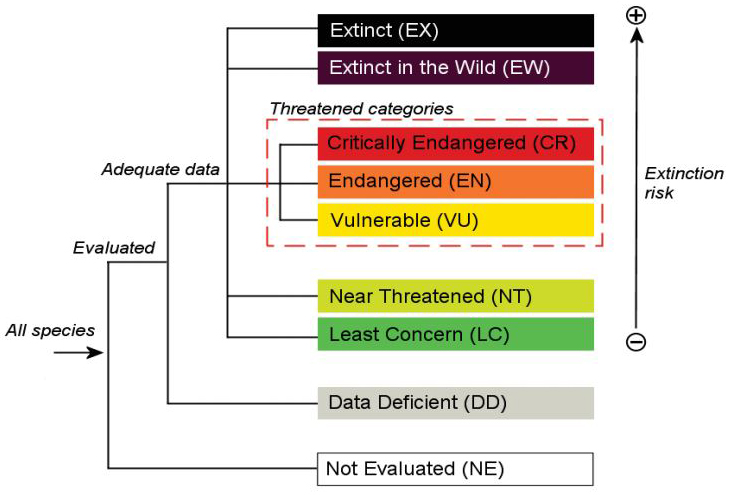 IUCN image showing criteria system